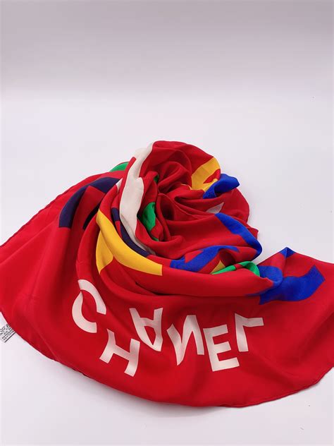 chanel silk square scarf|chanel scarves outlet.